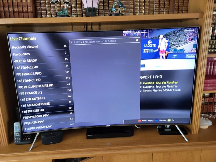 TVavo IPTV streaming on 4K Samsung Smart TV