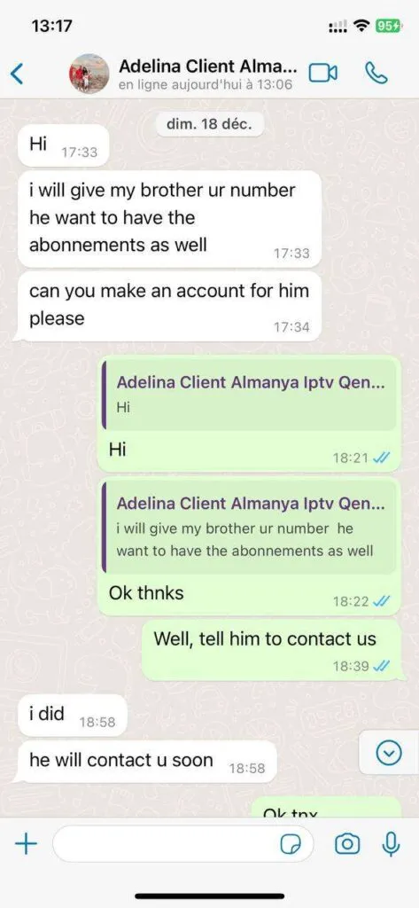 WhatsApp technical assistance resolving Firestick setup
